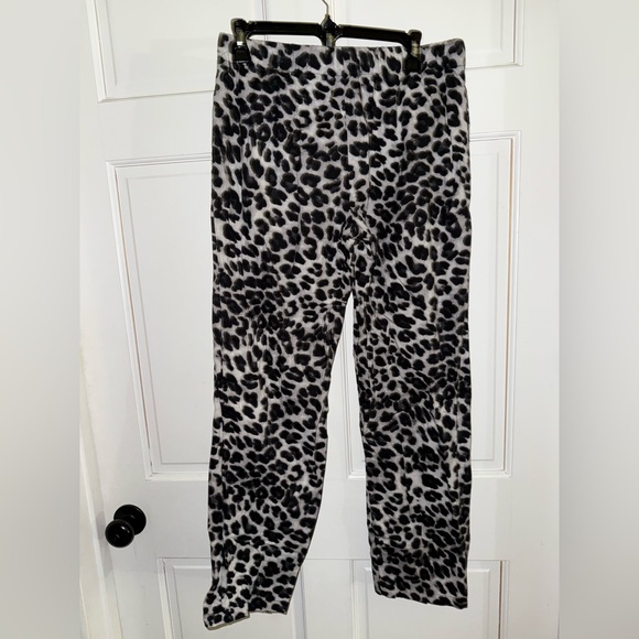 New York & Company Black and White Animal Print Pajama Pants - Picture 2 of 6